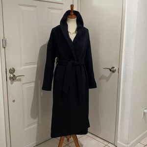 100% Merino Wool Wrap Coat